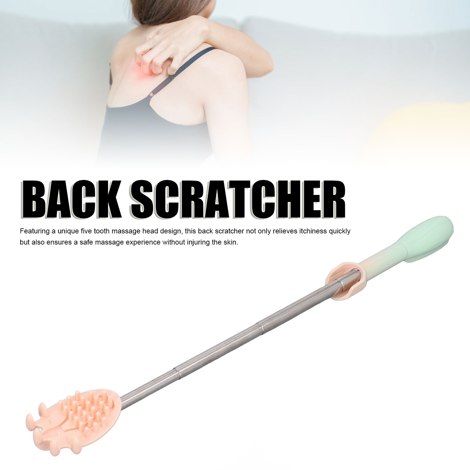 Power Tools For Home - Electric Back Scratcher 45cm Extendable Effective