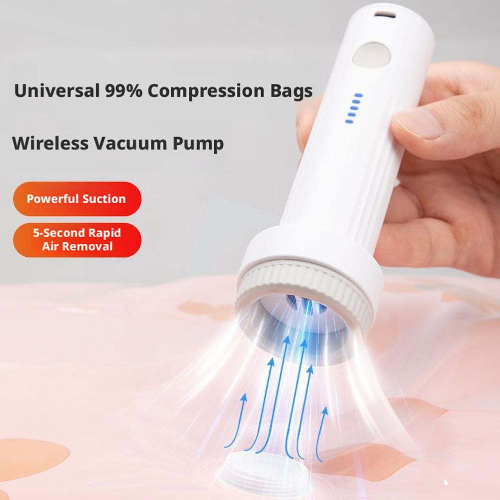 Air Compressor Mini - Portable Electric Vacuum Pump for Storage
