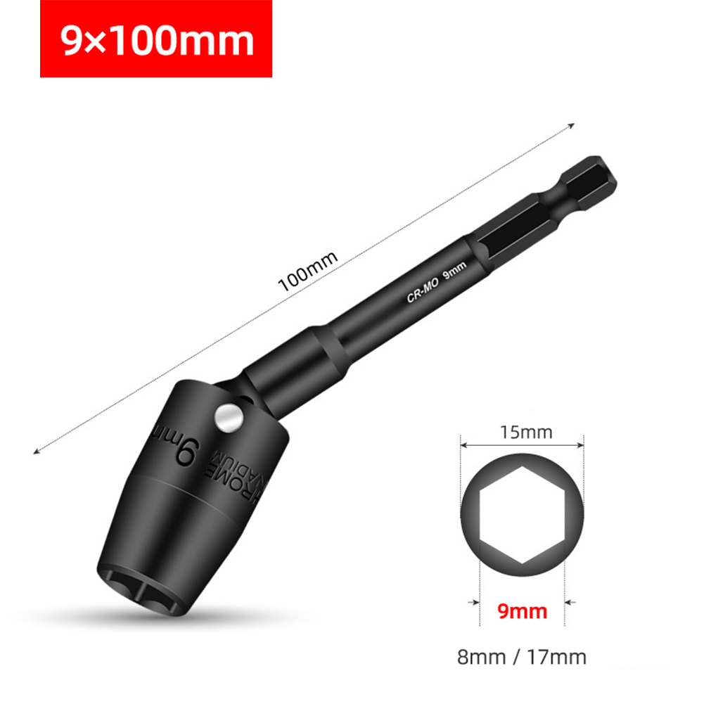 1Pc 100mm Hex Socket H8-H19 36 - Power Tools Underwater ulasan dan harga
