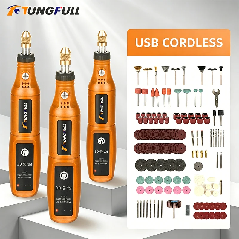 TUNGFULL Mini Electric Grinder - Power Tools Brand ulasan dan harga