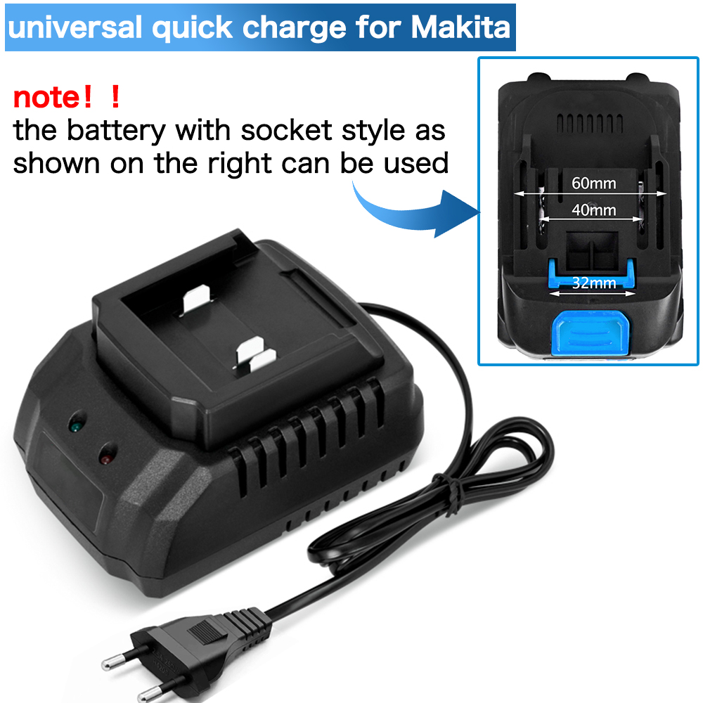 Charger EU/US/UK Plug for 18V  - Power Tools Uk ulasan dan harga
