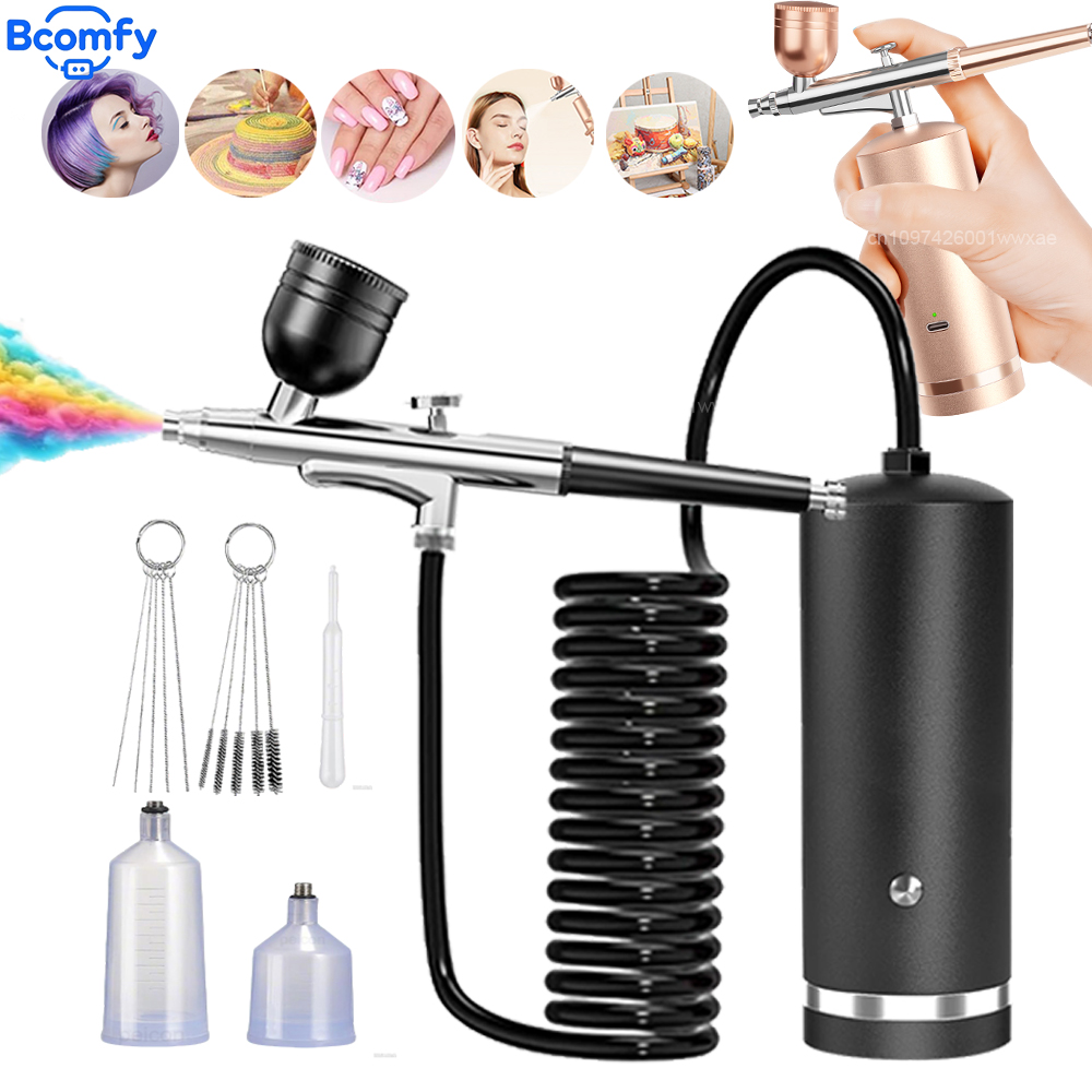 Airbrush with Compressor Recha - Air Compressor Mini ulasan dan harga
