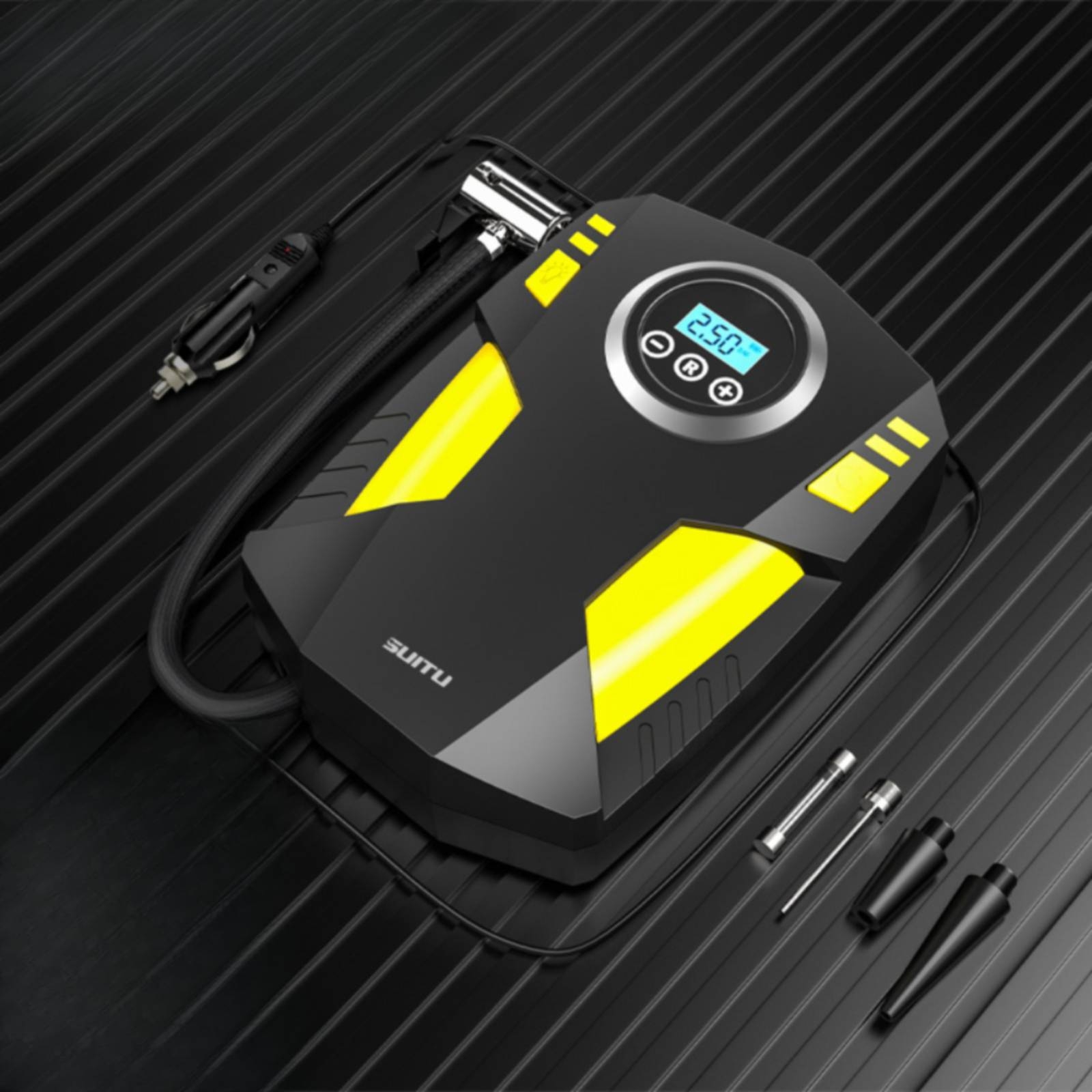 Portable Air Compressor with P - Air Compressor Mini ulasan dan harga