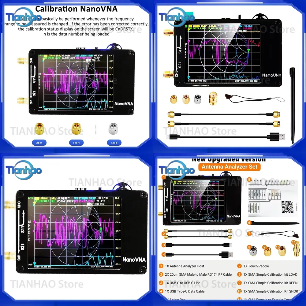 Upgrade 2.8 inch TFT NanoVNA-H - Power Tools Vector ulasan dan harga