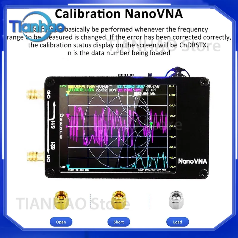 Upgrade 2.8 inch TFT NanoVNA-H - Power Tools Vector ulasan dan harga