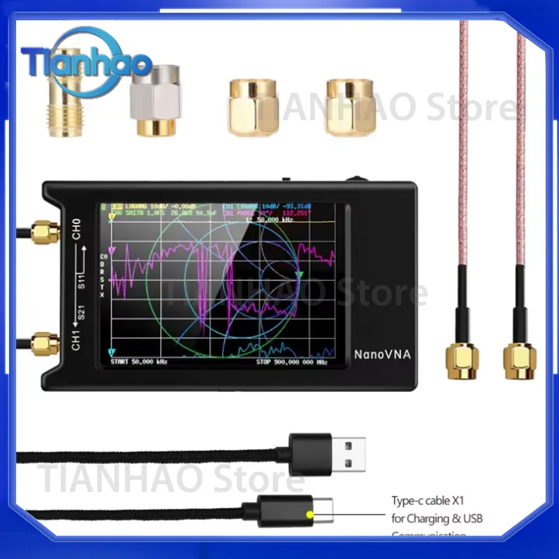Nano VNA-H4 Antenna Analyzer f - Power Tools Vector ulasan dan harga