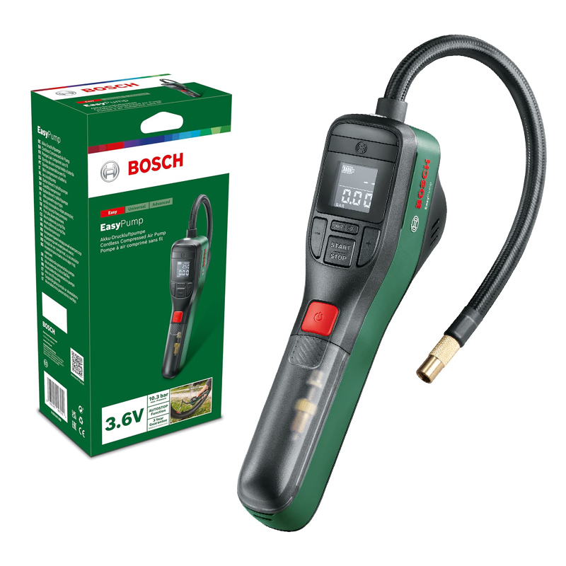 BOSCH Easy Pump Cordless Compr - Air Compressor Mini ulasan dan harga