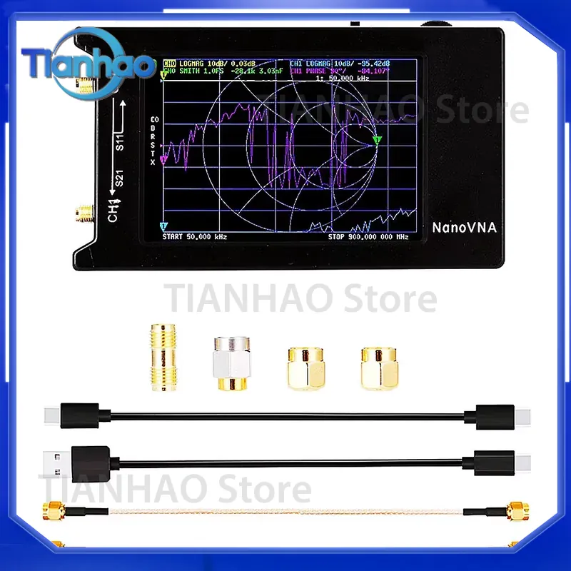 NanoVNA-H4 for Antenna Analyze - Power Tools Vector ulasan dan harga