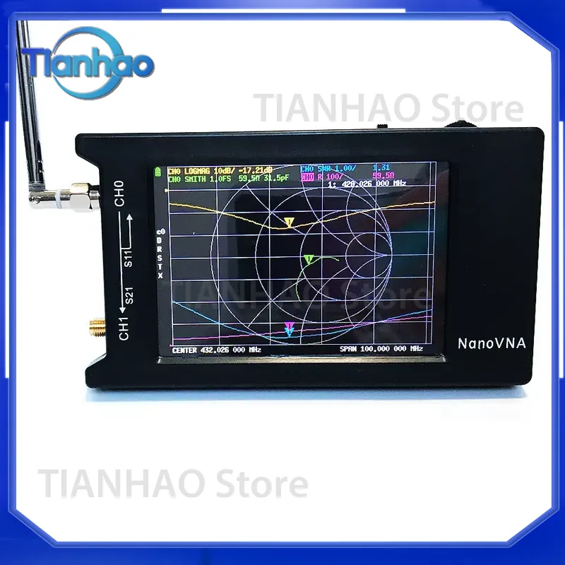 NanoVNA-H4 for Antenna Analyze - Power Tools Vector ulasan dan harga