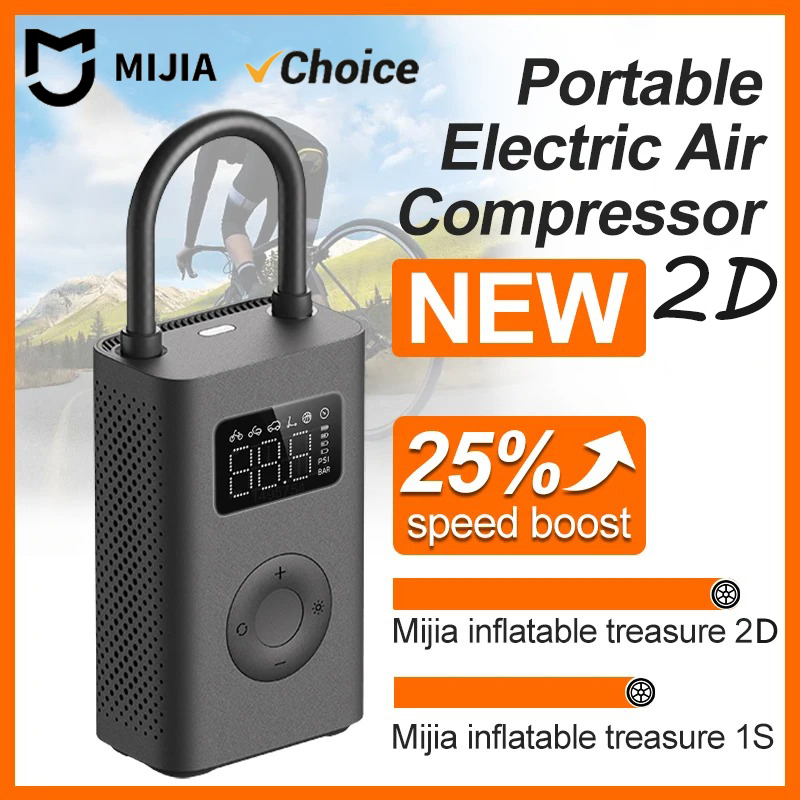 Original MIJIA Air Pump 2D 25% - Air Compressor Mini ulasan dan harga