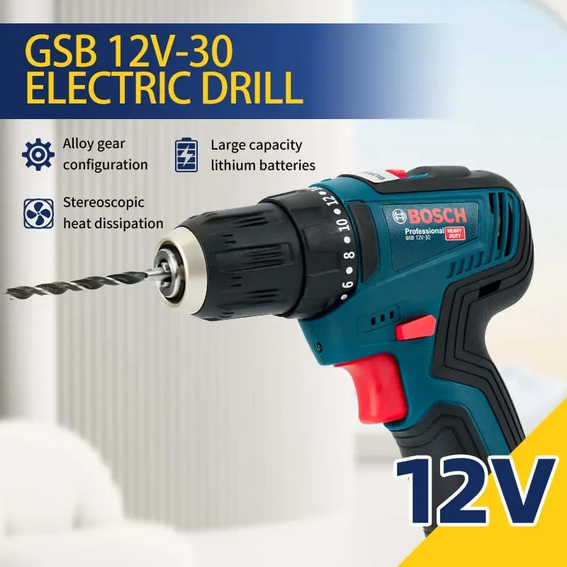 Bosch-GSB 12V-30 Professional  - Power Tools Cordless ulasan dan harga