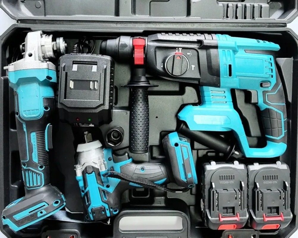 Lithium Battery Tool Large Set - Combo Power Tools ulasan dan harga