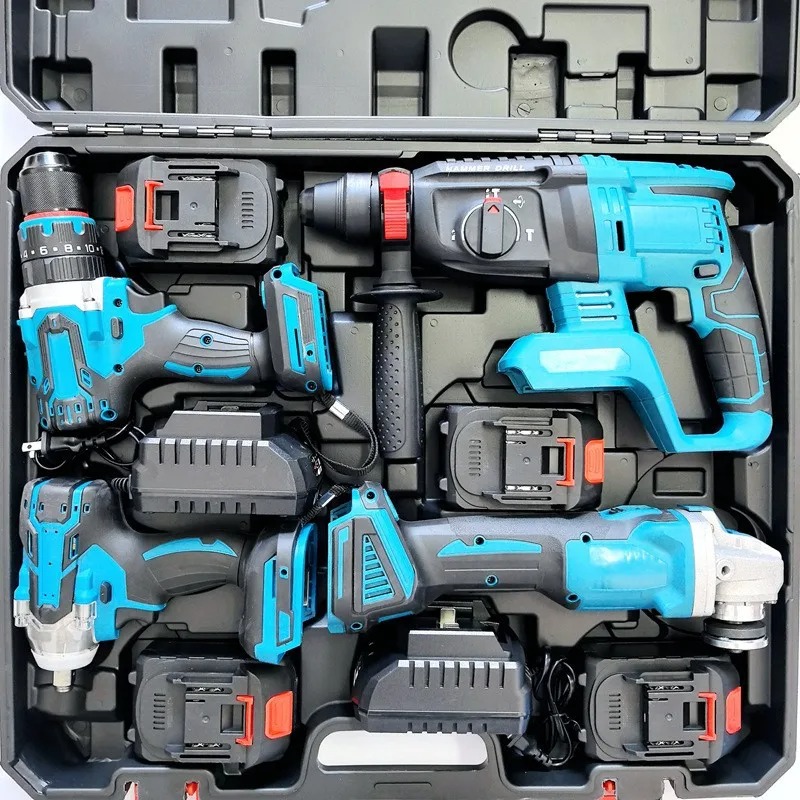Lithium Battery Tool Large Set - Combo Power Tools ulasan dan harga