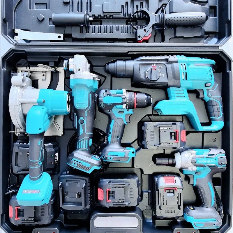 Lithium Battery Tool Large Set - Combo Power Tools ulasan dan harga