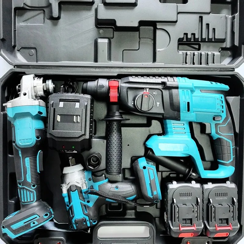 Lithium Battery Tool Large Set - Combo Power Tools ulasan dan harga