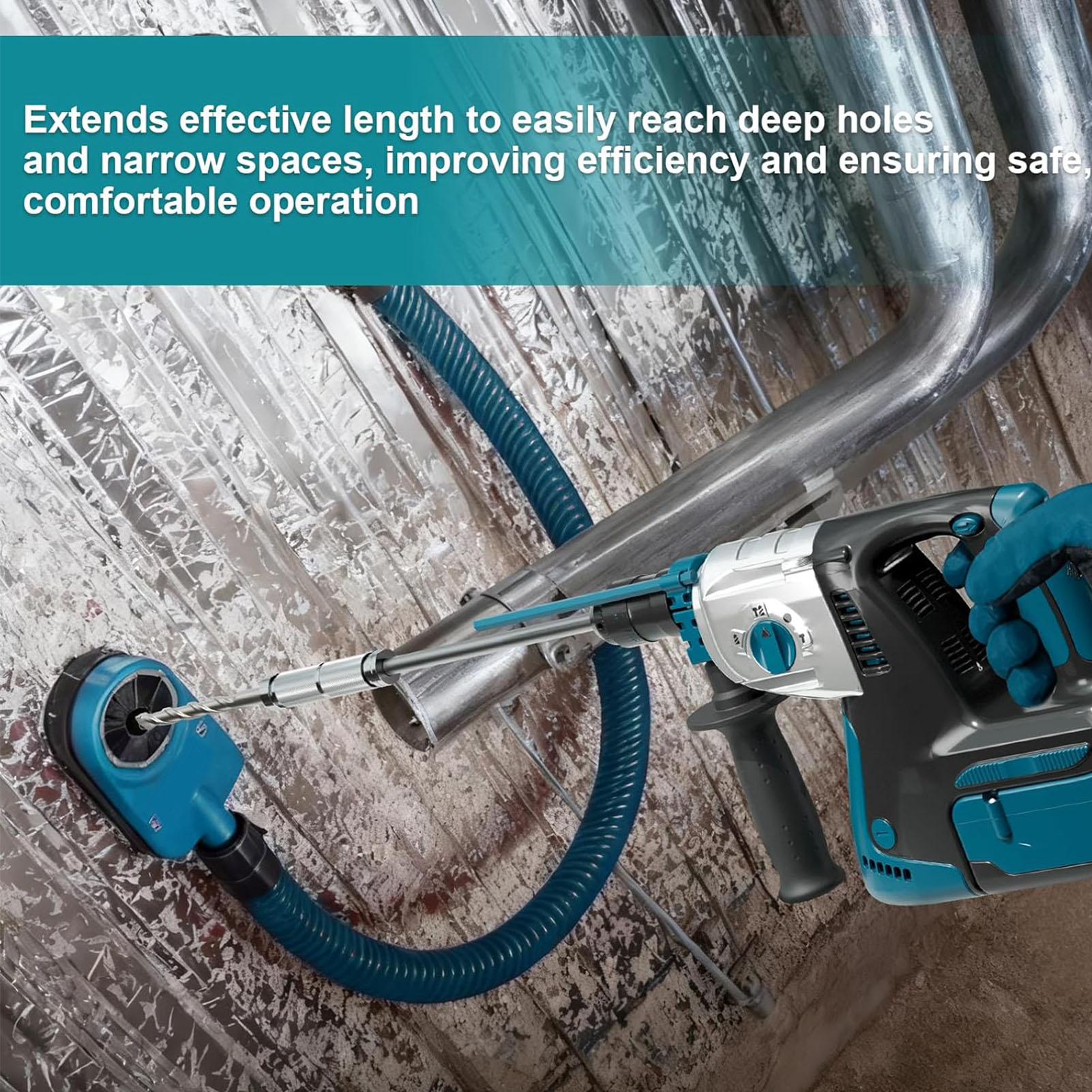 SDS Plus Extension Shaft Adapt - Hammer Drill Sds ulasan dan harga