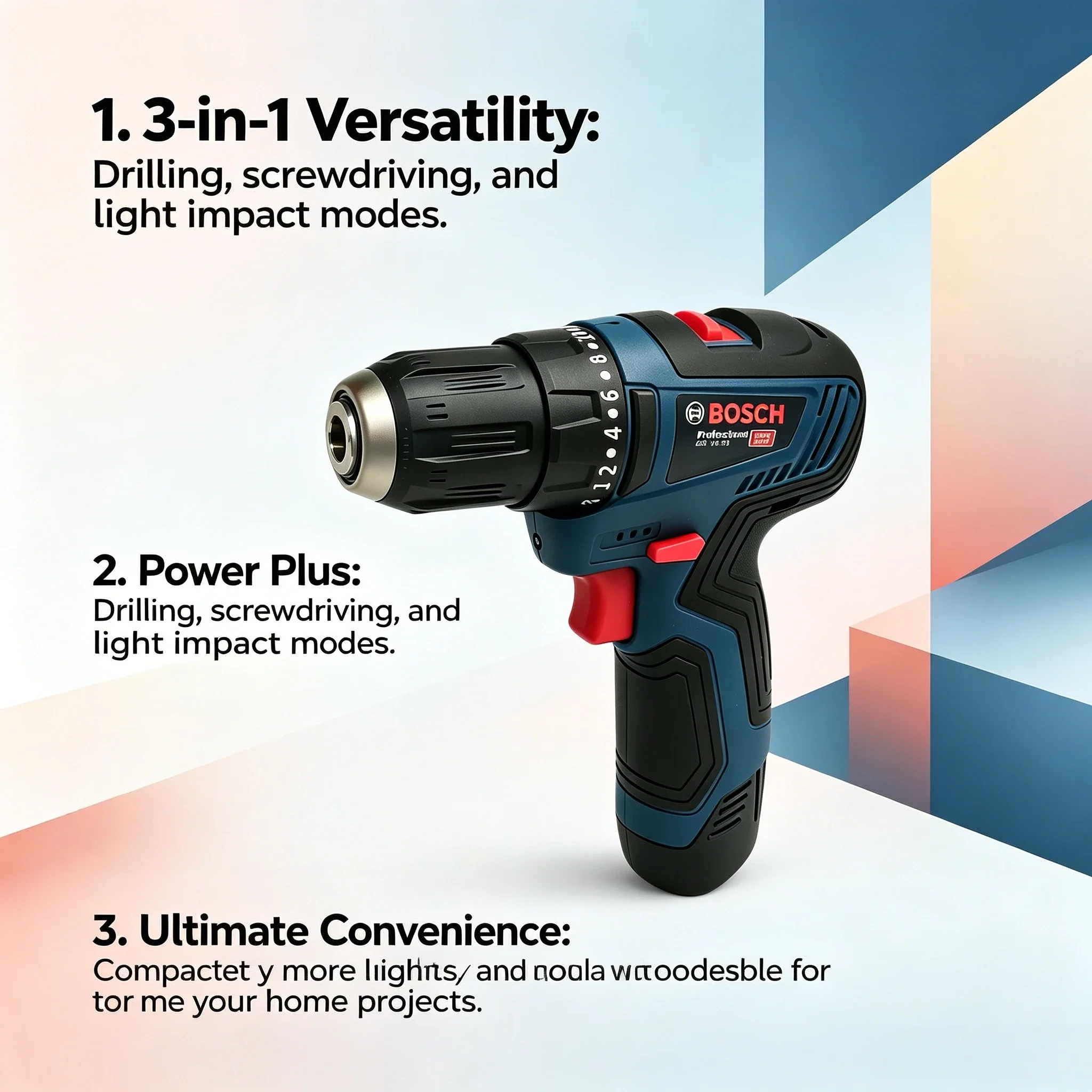 Bosch-GSB 12V-30 Professional  - Power Tools Cordless ulasan dan harga