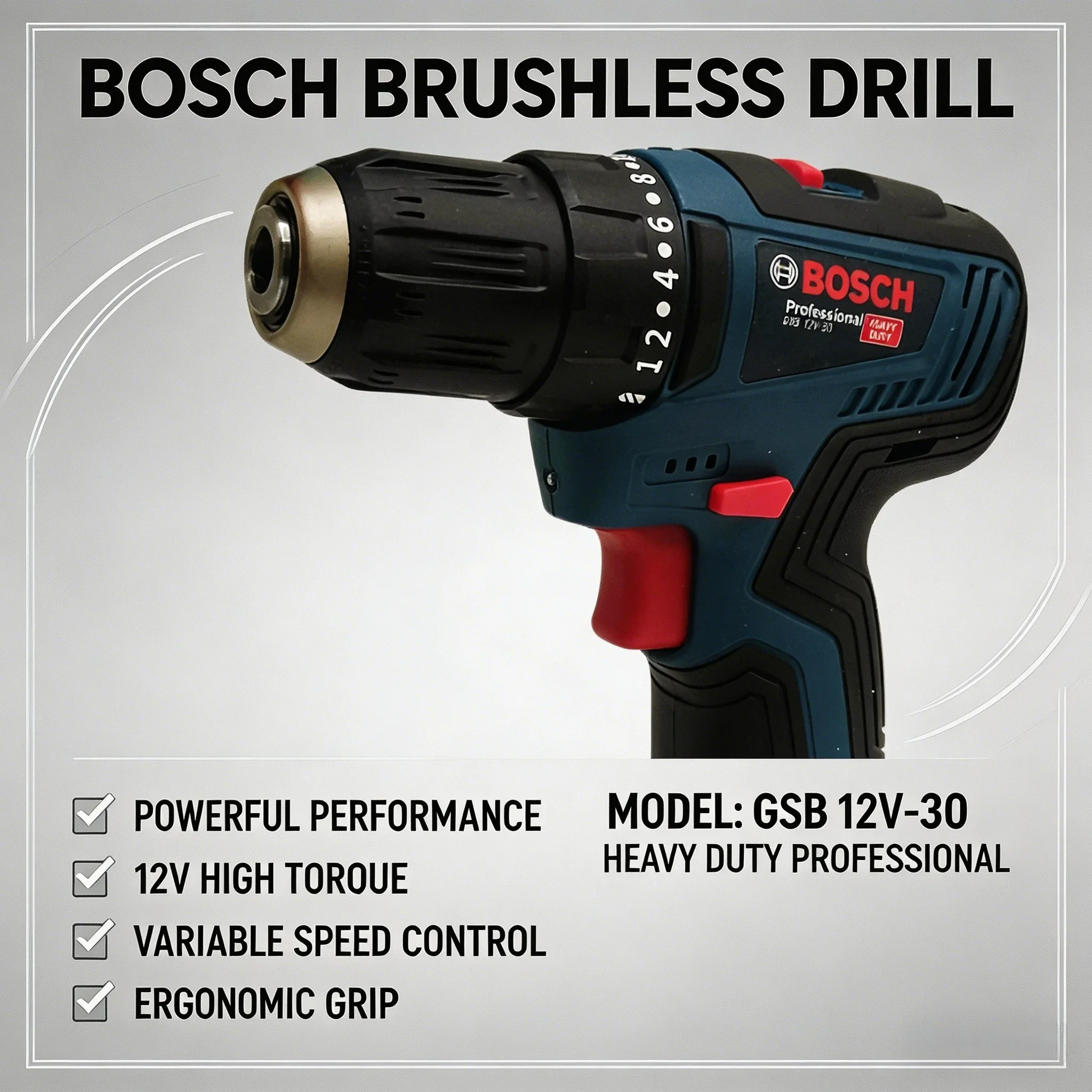 Bosch-GSB 12V-30 Professional  - Power Tools Cordless ulasan dan harga