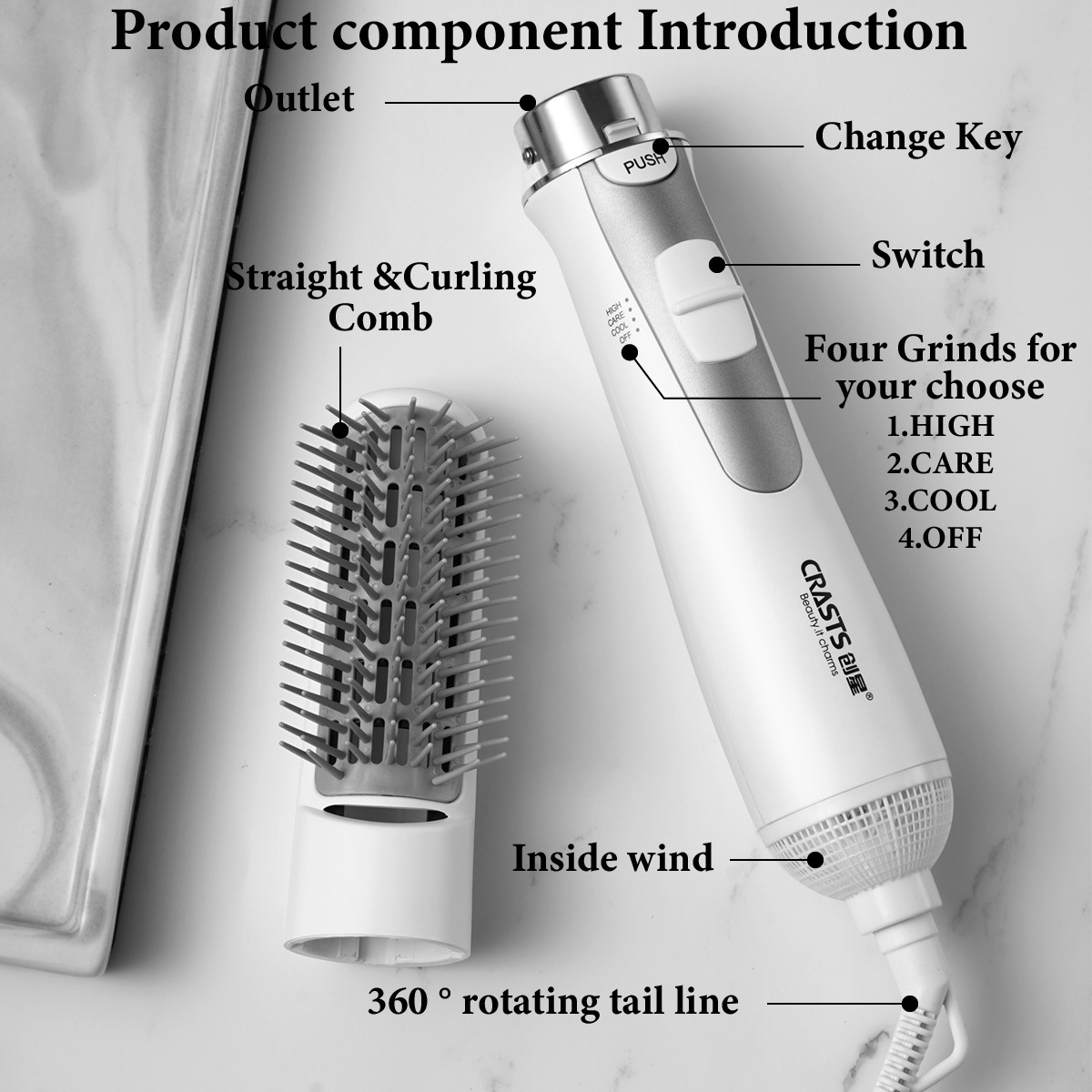 Multi functional curly hair st - Combo Power Tools ulasan dan harga