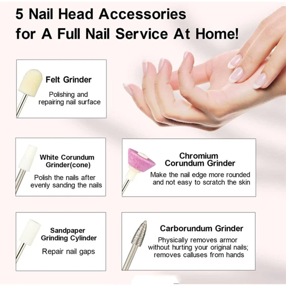 LULAA Portable Manicure Set Fu - Combo Power Tools ulasan dan harga