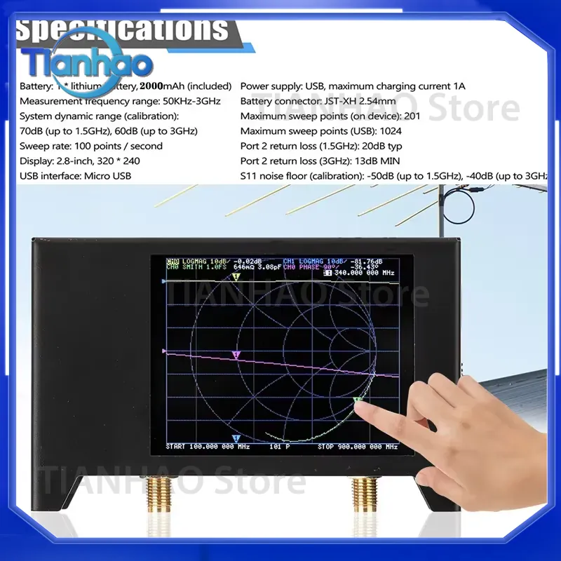for NanoVNA V2 3G S-A-A-2 Digi - Power Tools Vector ulasan dan harga