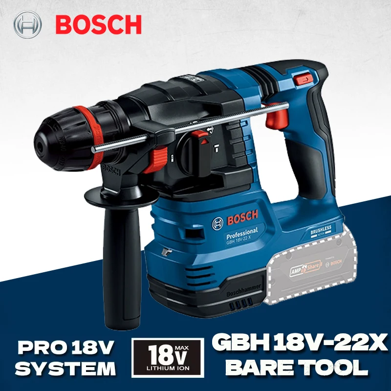 BOSCH GBH18V-22X Cordless Rota - Hammer Drill Sds ulasan dan harga
