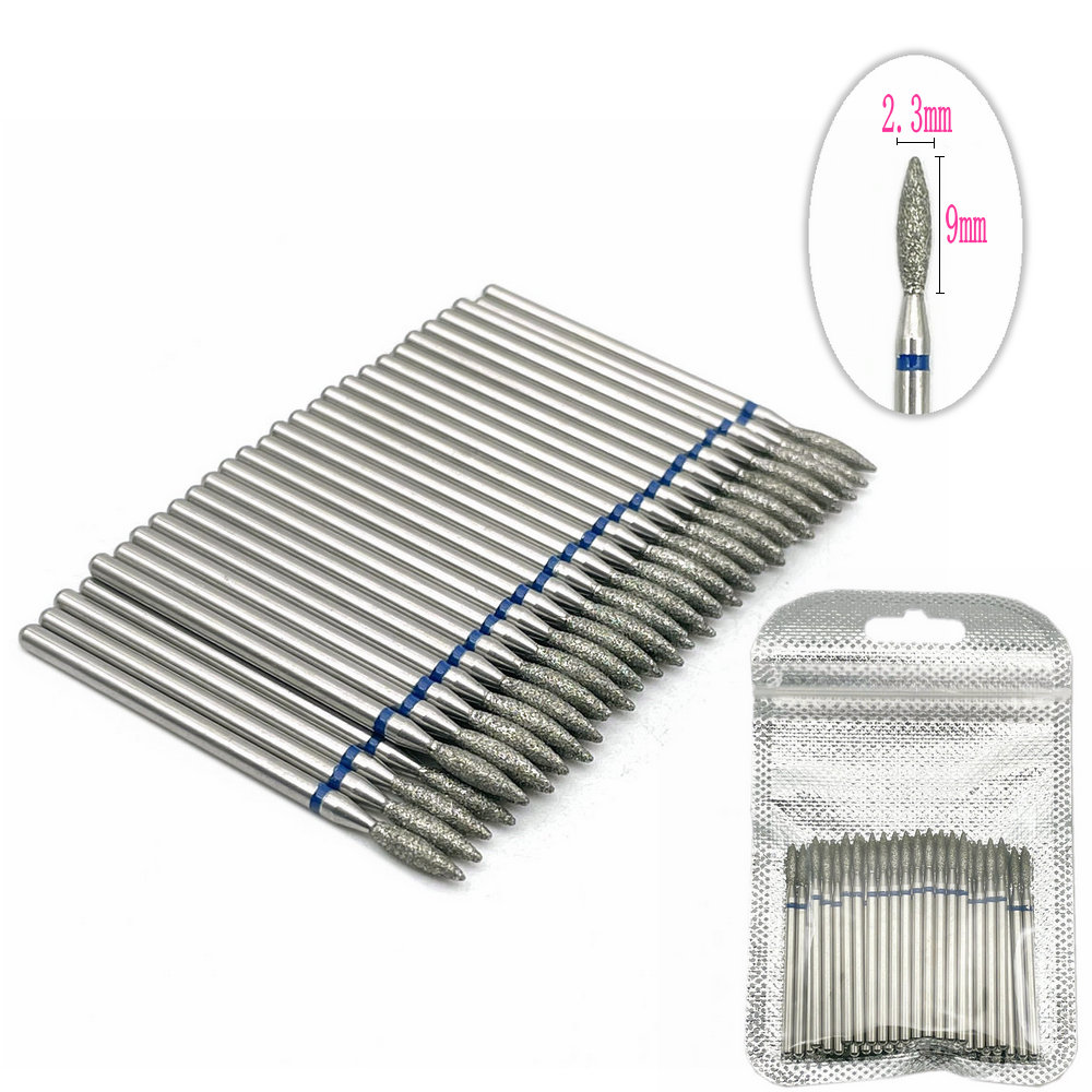50pcs Nail Diamond Drill Bit S - Power Tools Brand ulasan dan harga