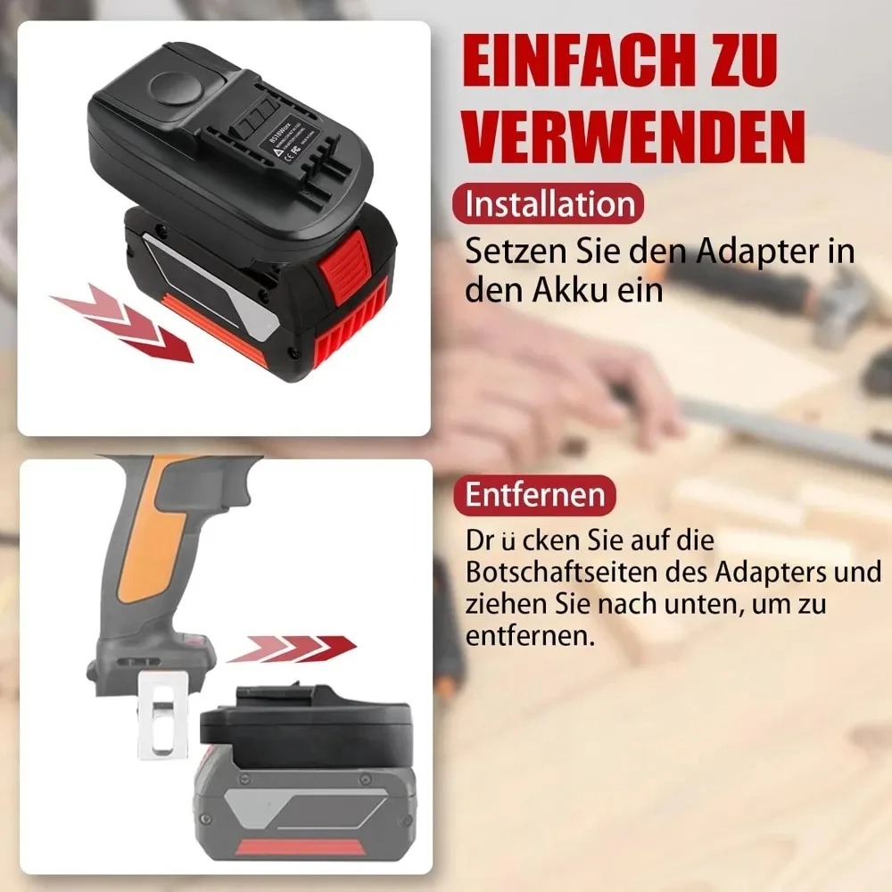 BOS18Worx Battery Adapter For  - Power Tools Underwater ulasan dan harga