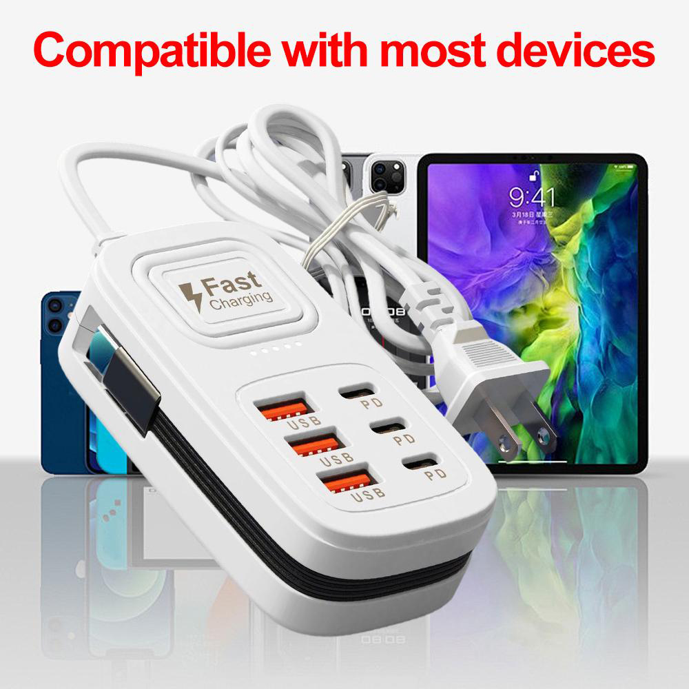 6 Port USB Fast Charger Power  - Power Tools Uk ulasan dan harga