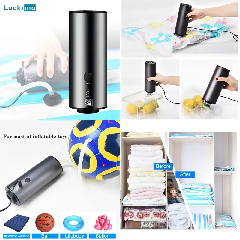 2 In 1 Portable Air Vacuum Mac - Air Compressor Mini ulasan dan harga
