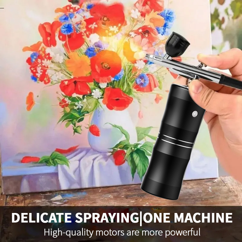 Oxygen Spray Mini Air Compress - Air Compressor Mini ulasan dan harga